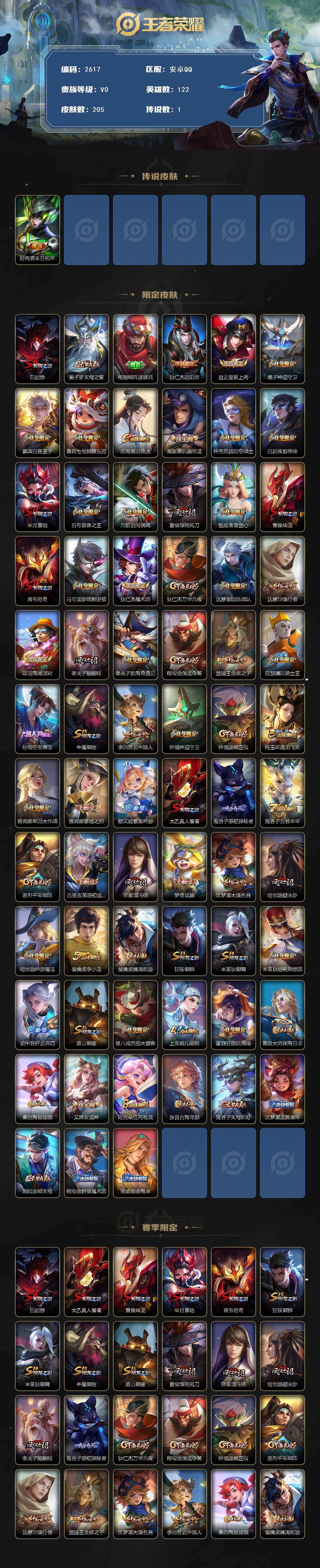 WZCMW4164904王者荣耀账号详情图2