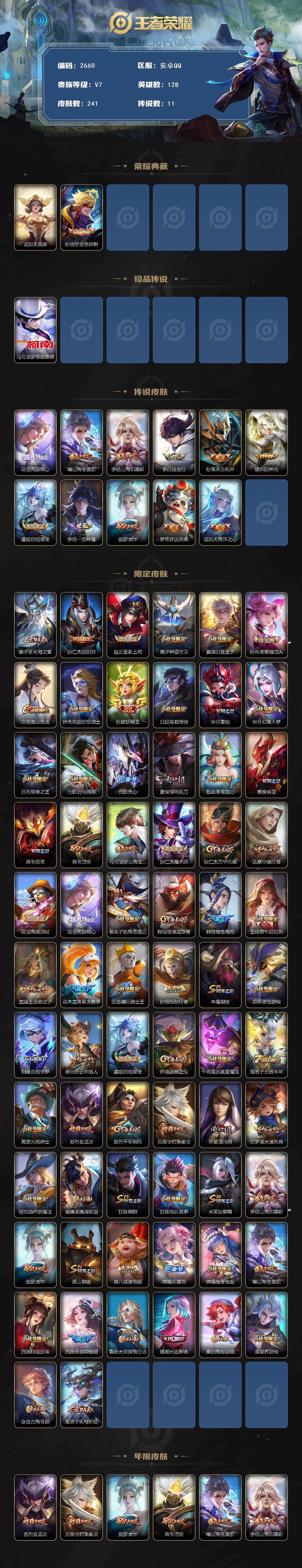 WZCMW4165184王者荣耀账号详情图2