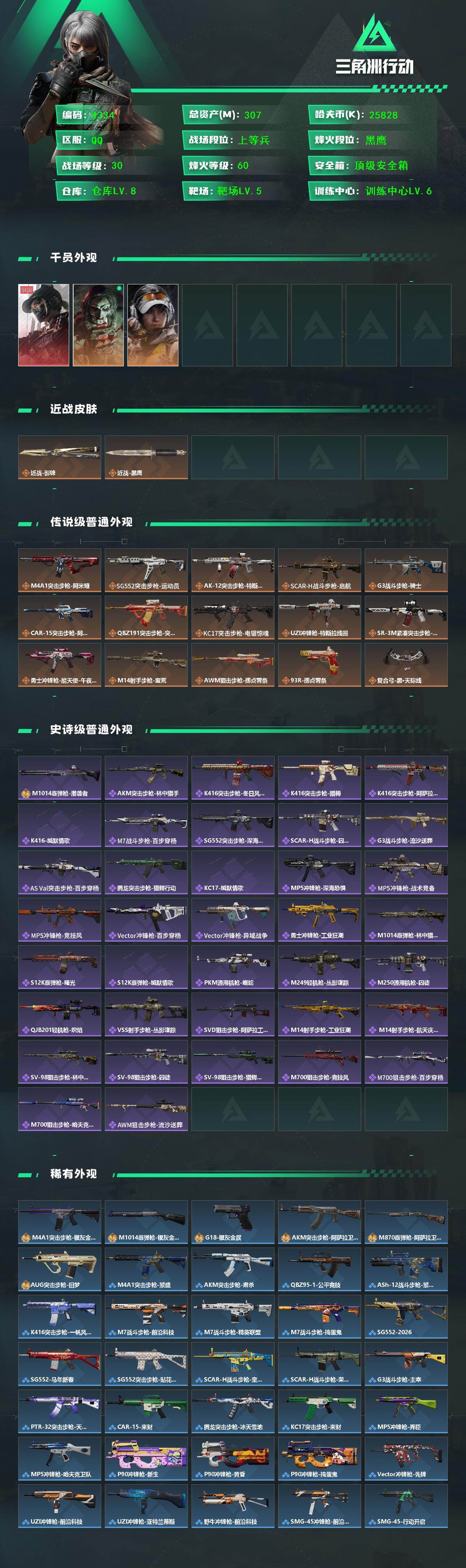 SJZQM456111三角洲行动账号详情图4