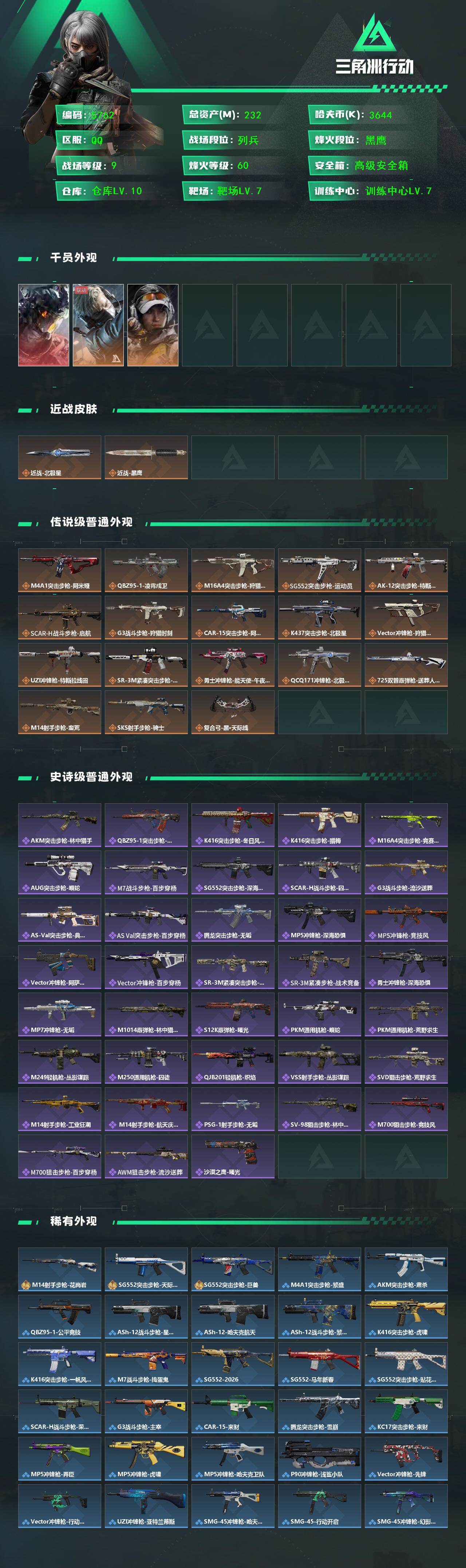 SJZCMW451707三角洲行动账号详情图2