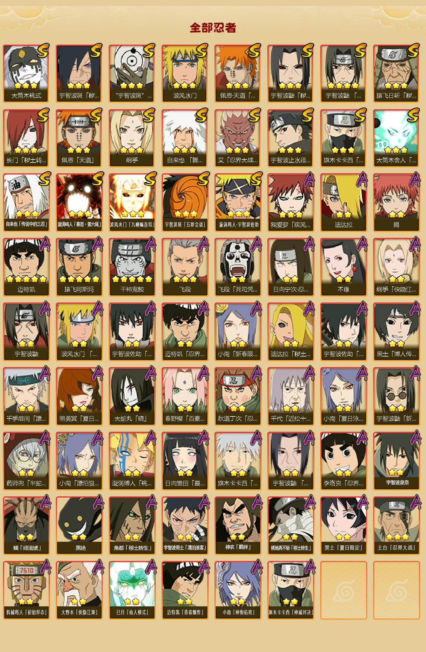 HYEY412893火影忍者账号详情图2 HYEY412893火影忍者账号详情图2