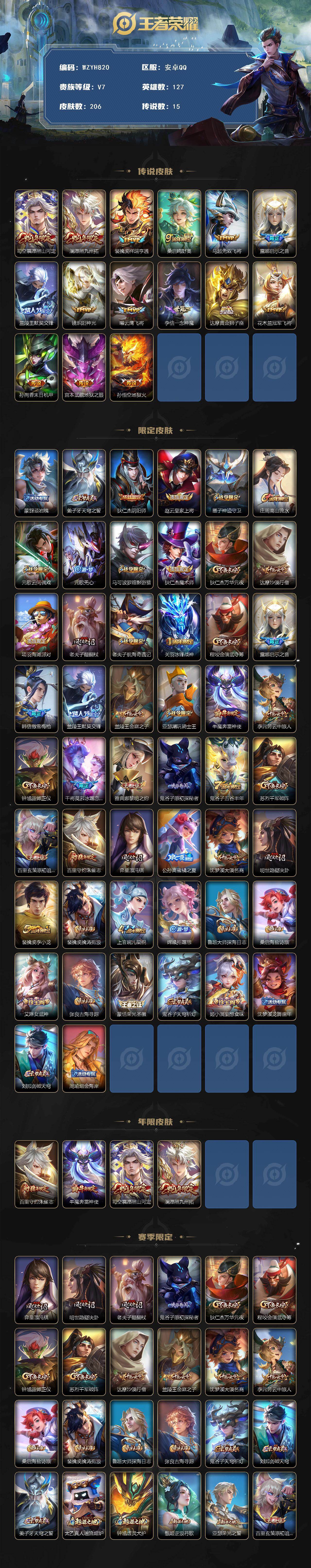 WZEY4168518王者荣耀账号详情图2