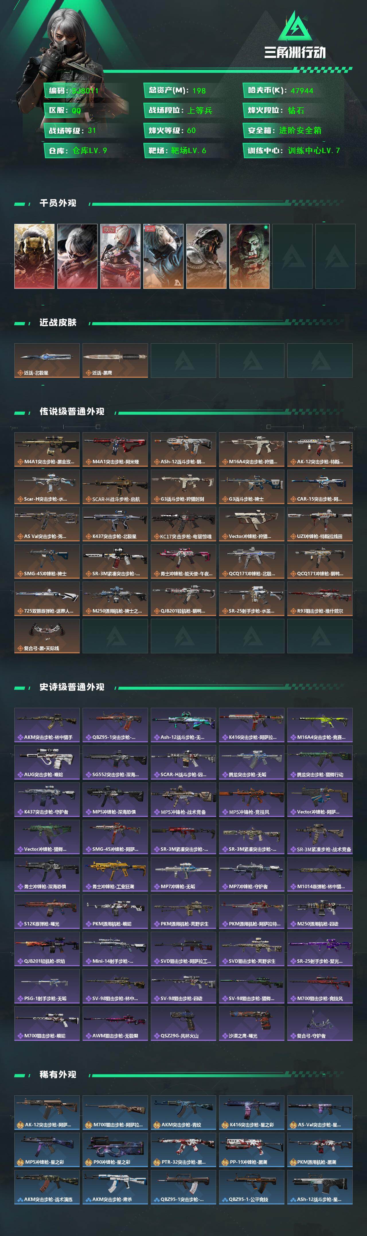 SJZEY447668三角洲行动账号详情图2