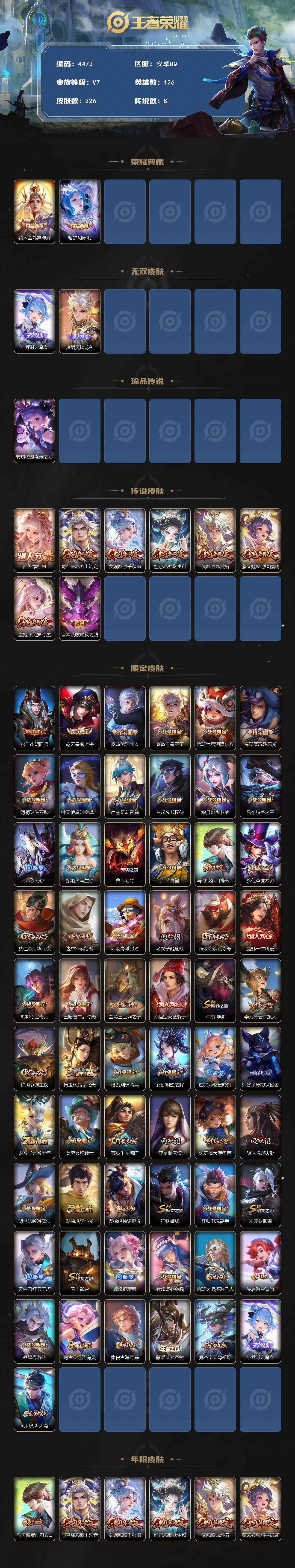 WZCMW4172961王者荣耀账号详情图2