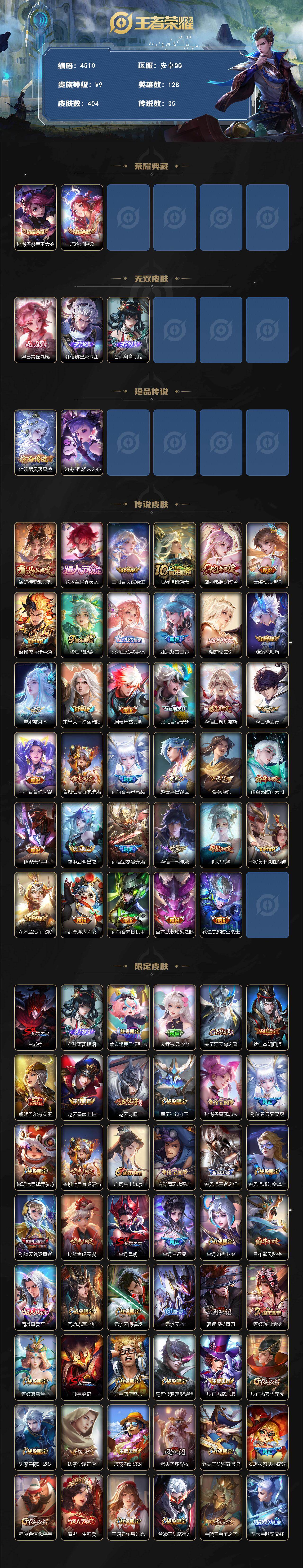 WZCMW4173002王者荣耀账号详情图2