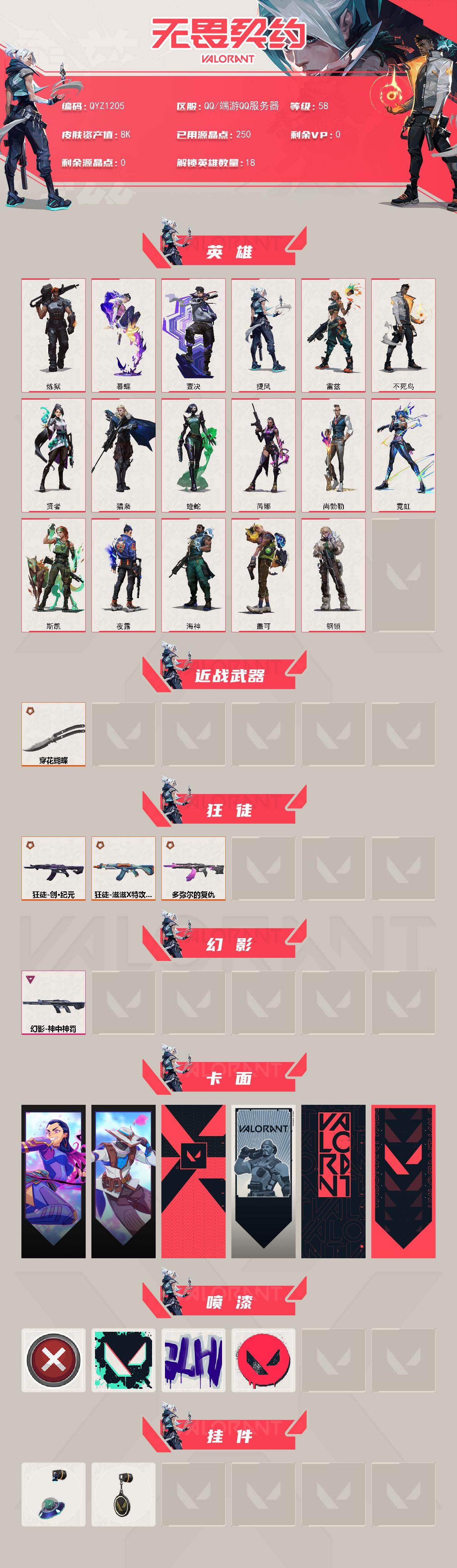 WWQEY414580无畏契约账号详情图2