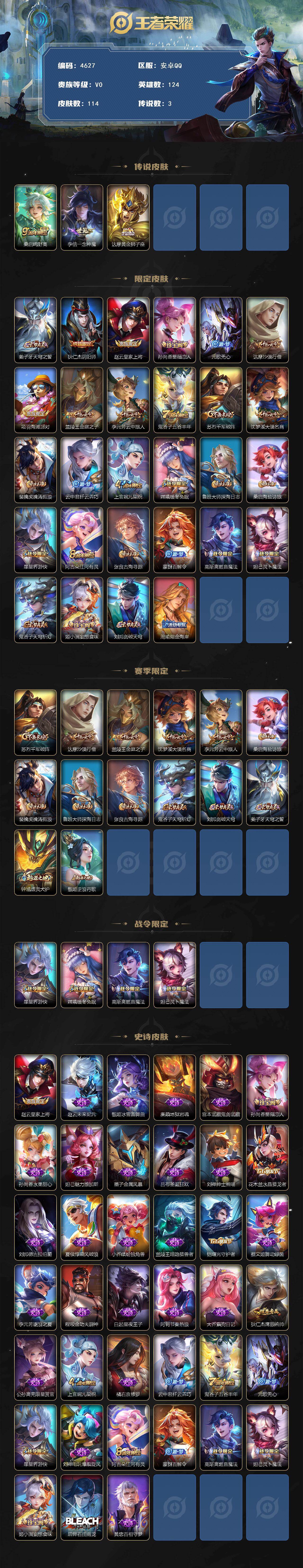 WZCMW4175044王者荣耀账号详情图2