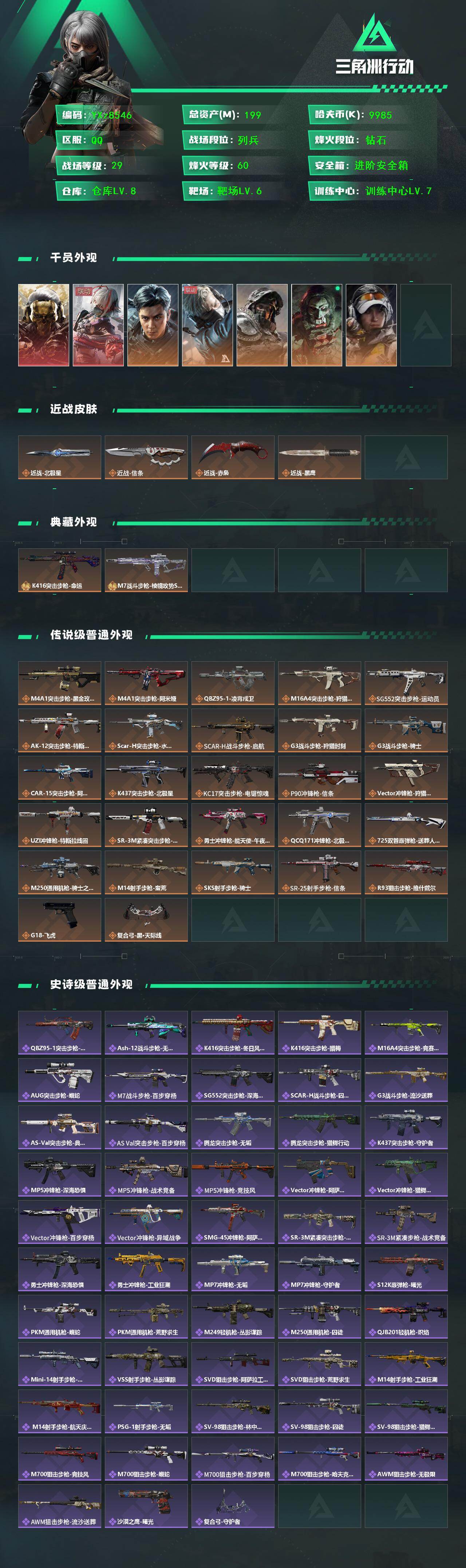 SJZCMW450146三角洲行动账号详情图2