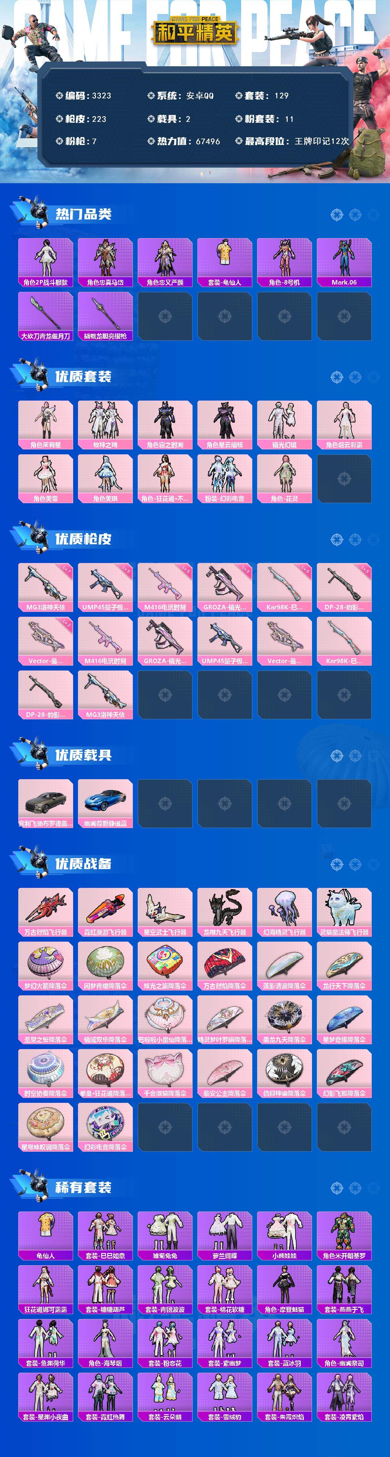 HPCMW499992和平精英账号详情图2