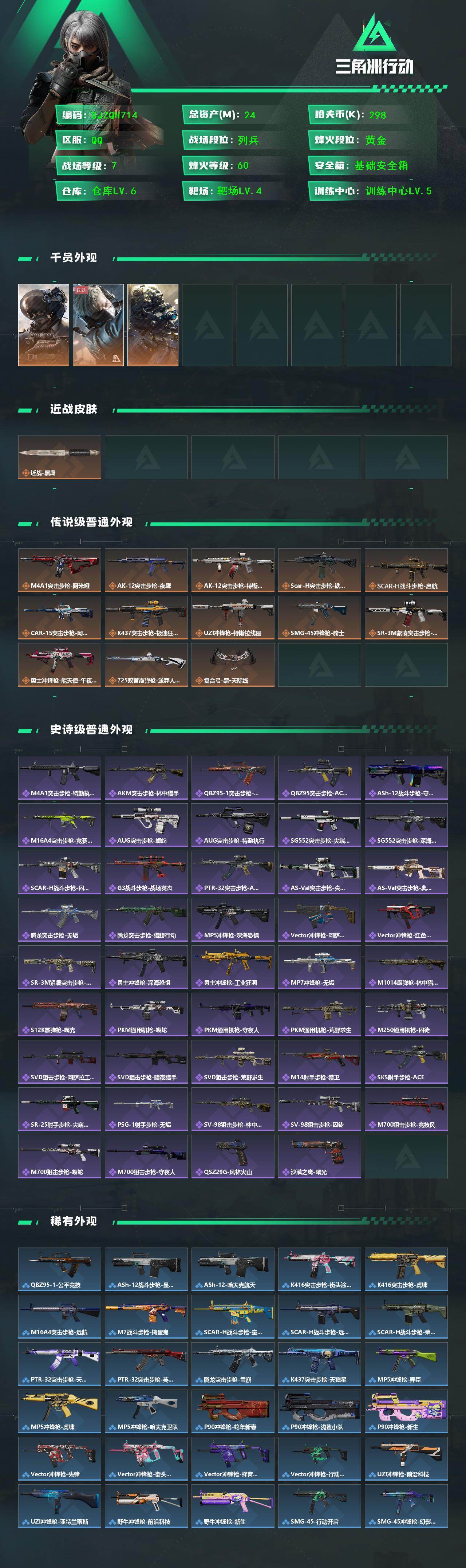 SJZEY444336三角洲行动账号详情图2