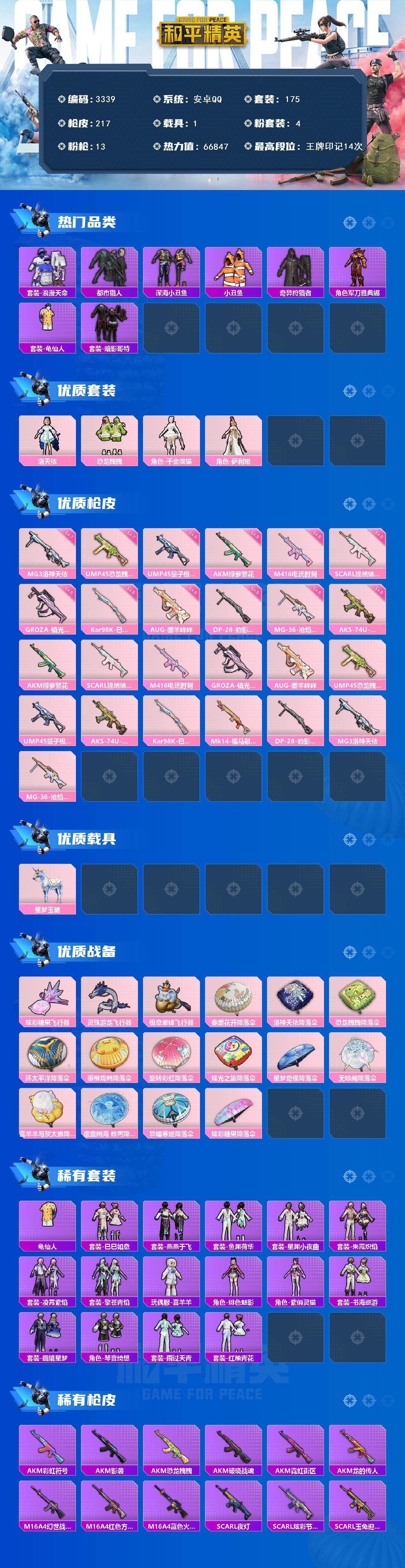 HPCMW499999和平精英账号详情图2