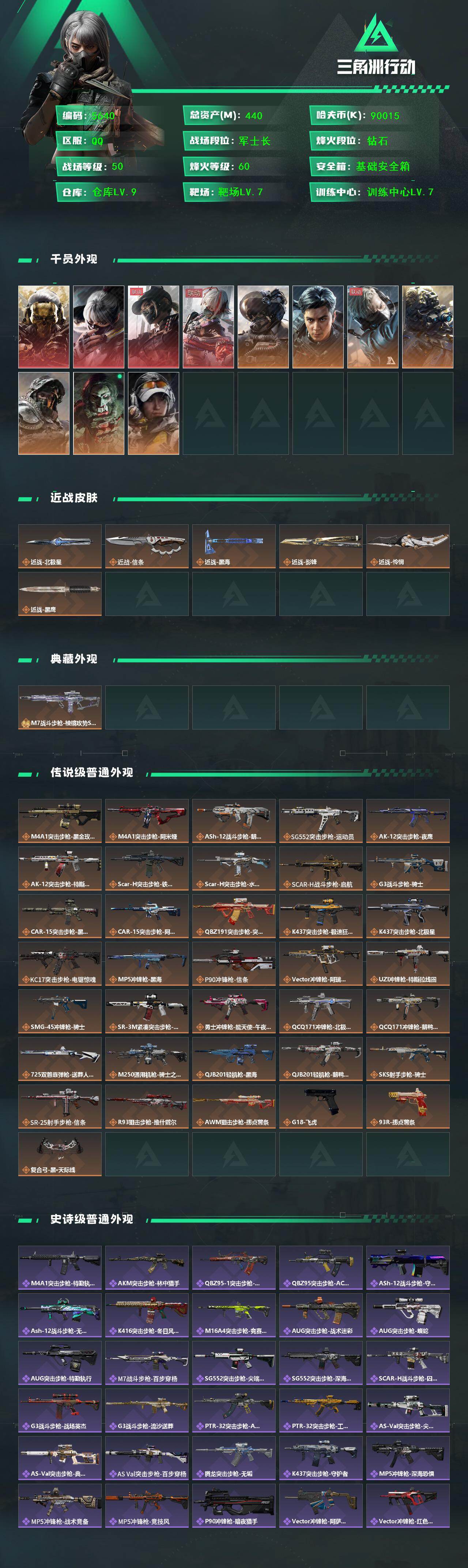 SJZCMW451661三角洲行动账号详情图2