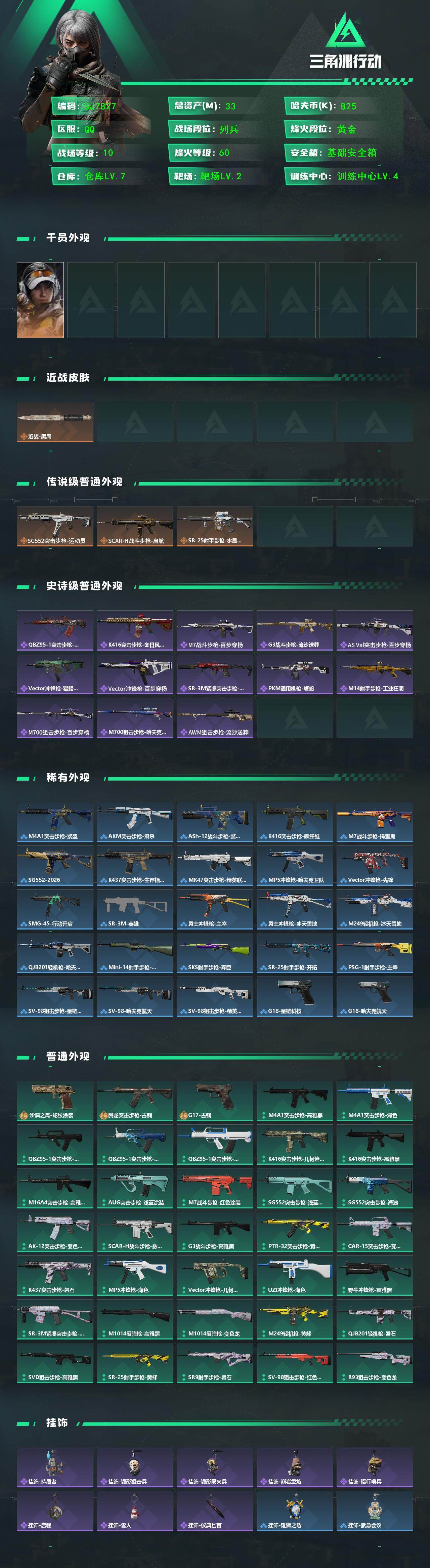 SJZEY444659三角洲行动账号详情图2