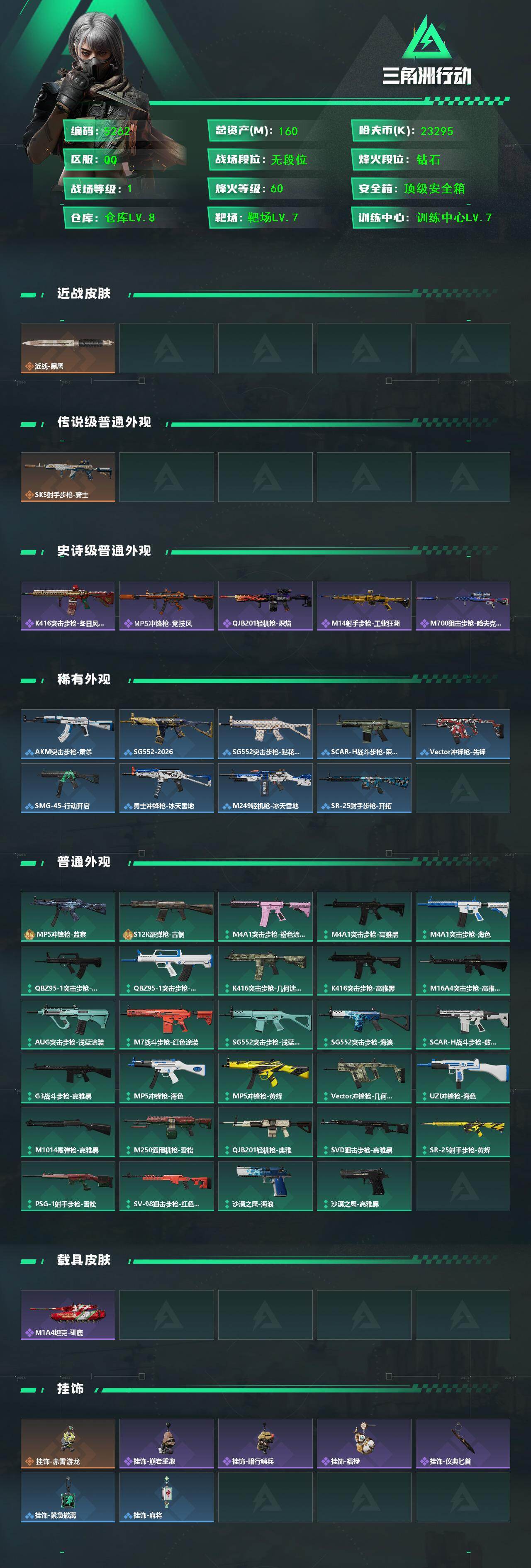 SJZCMW444874三角洲行动账号详情图2