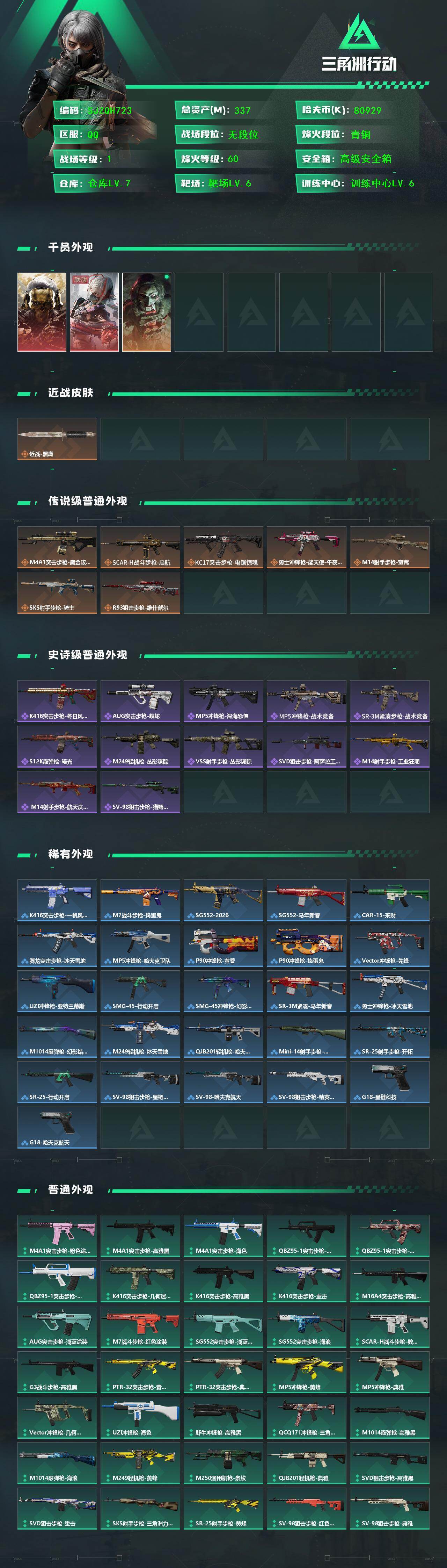 SJZEY444886三角洲行动账号详情图2