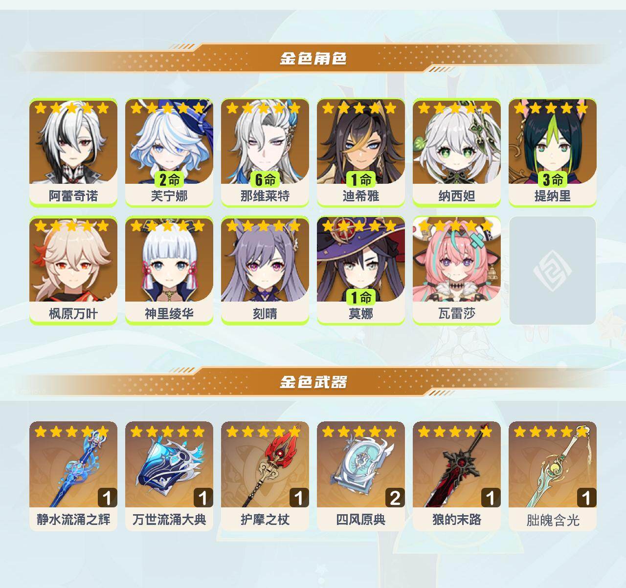 YSEY42196原神账号详情图3