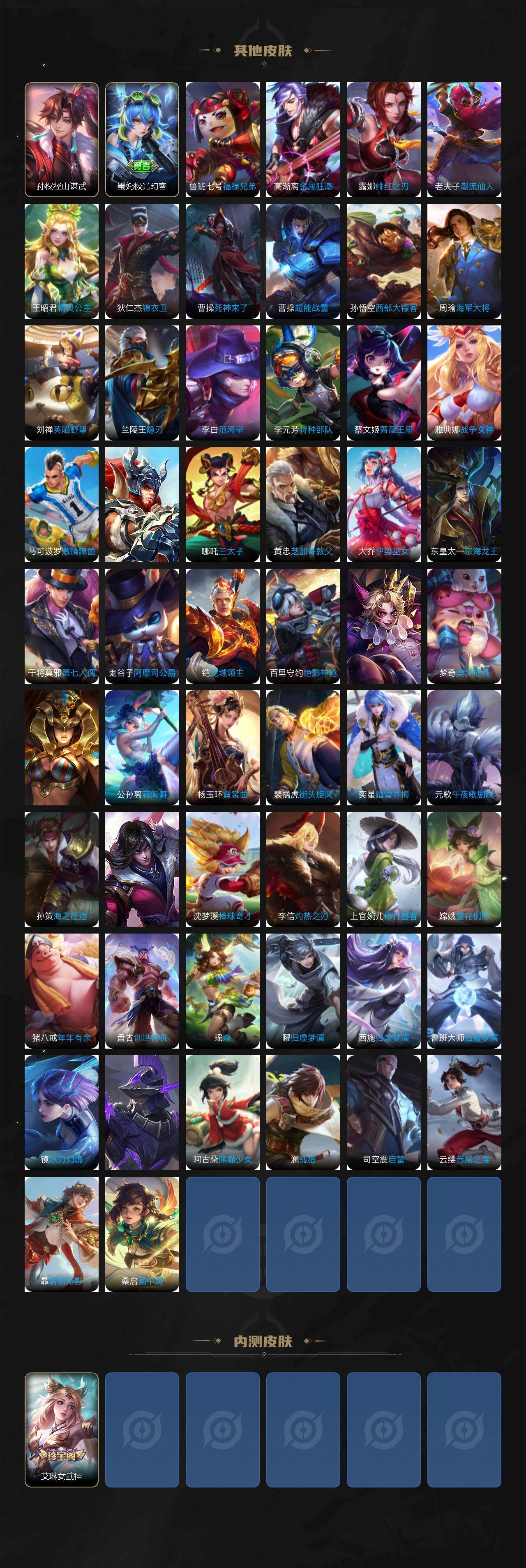 WZCMW4160000王者荣耀账号详情图6 WZCMW4160000王者荣耀账号详情图6