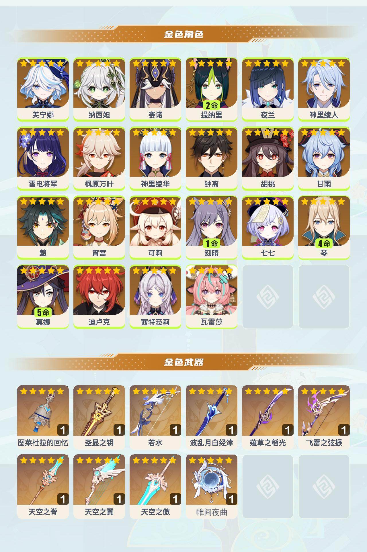 YSEY42205原神账号详情图3