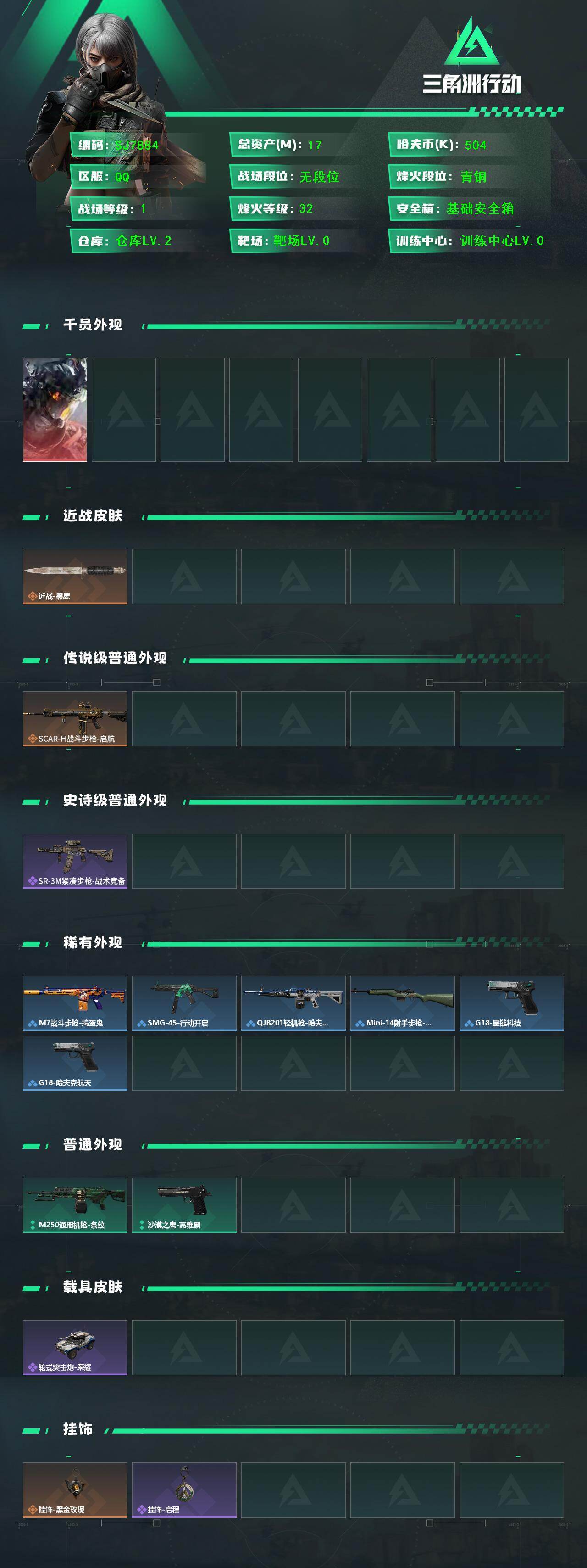 SJZEY445511三角洲行动账号详情图2