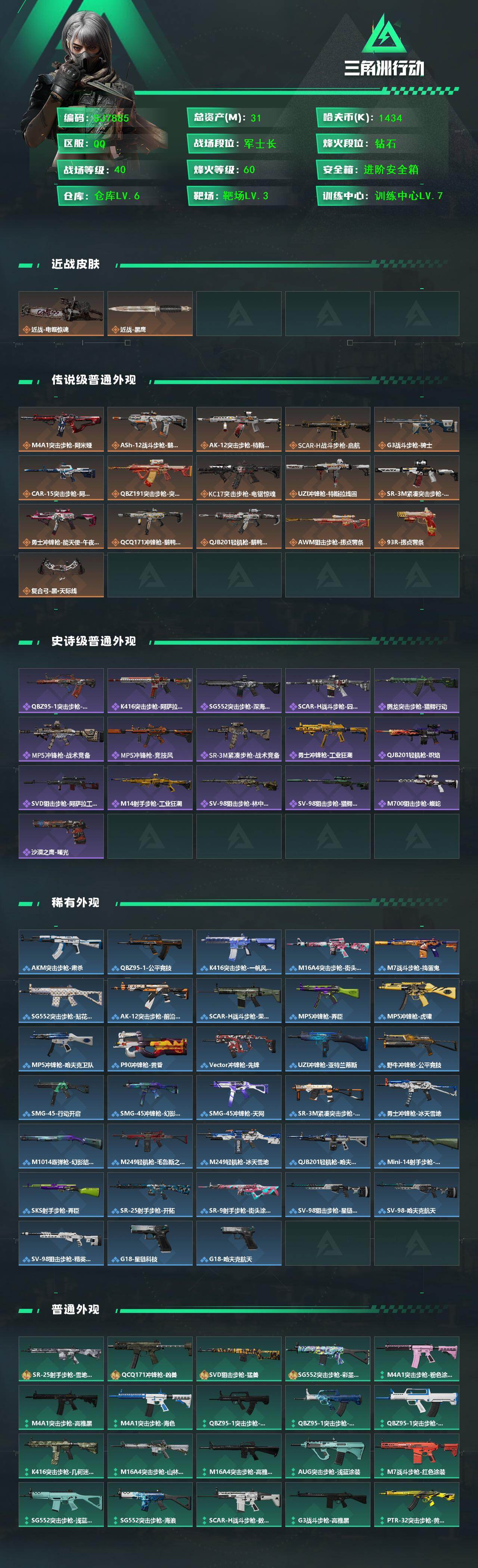 SJZEY445512三角洲行动账号详情图2