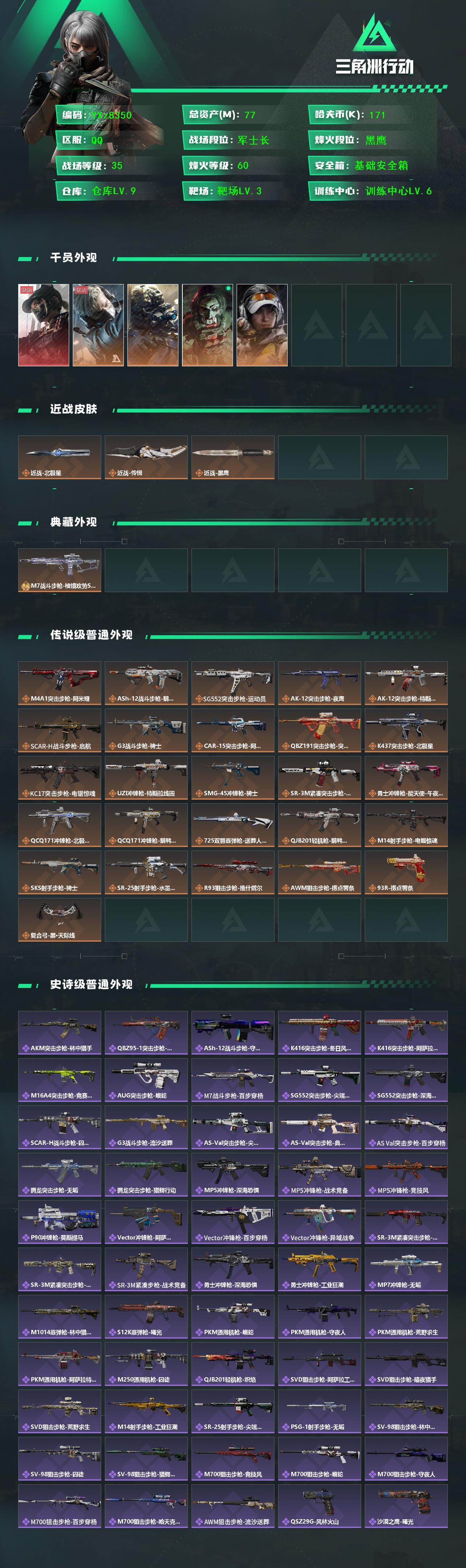 SJZCMW447781三角洲行动账号详情图2