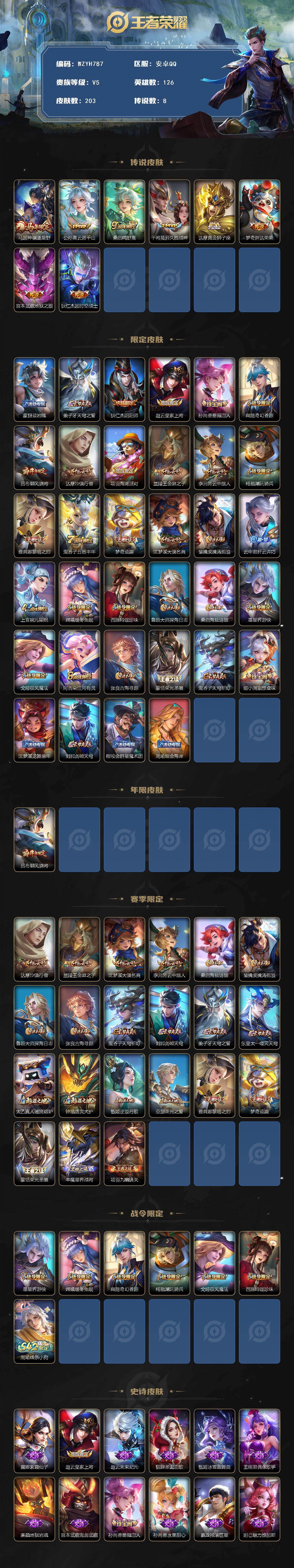 WZEY4161836王者荣耀账号详情图2