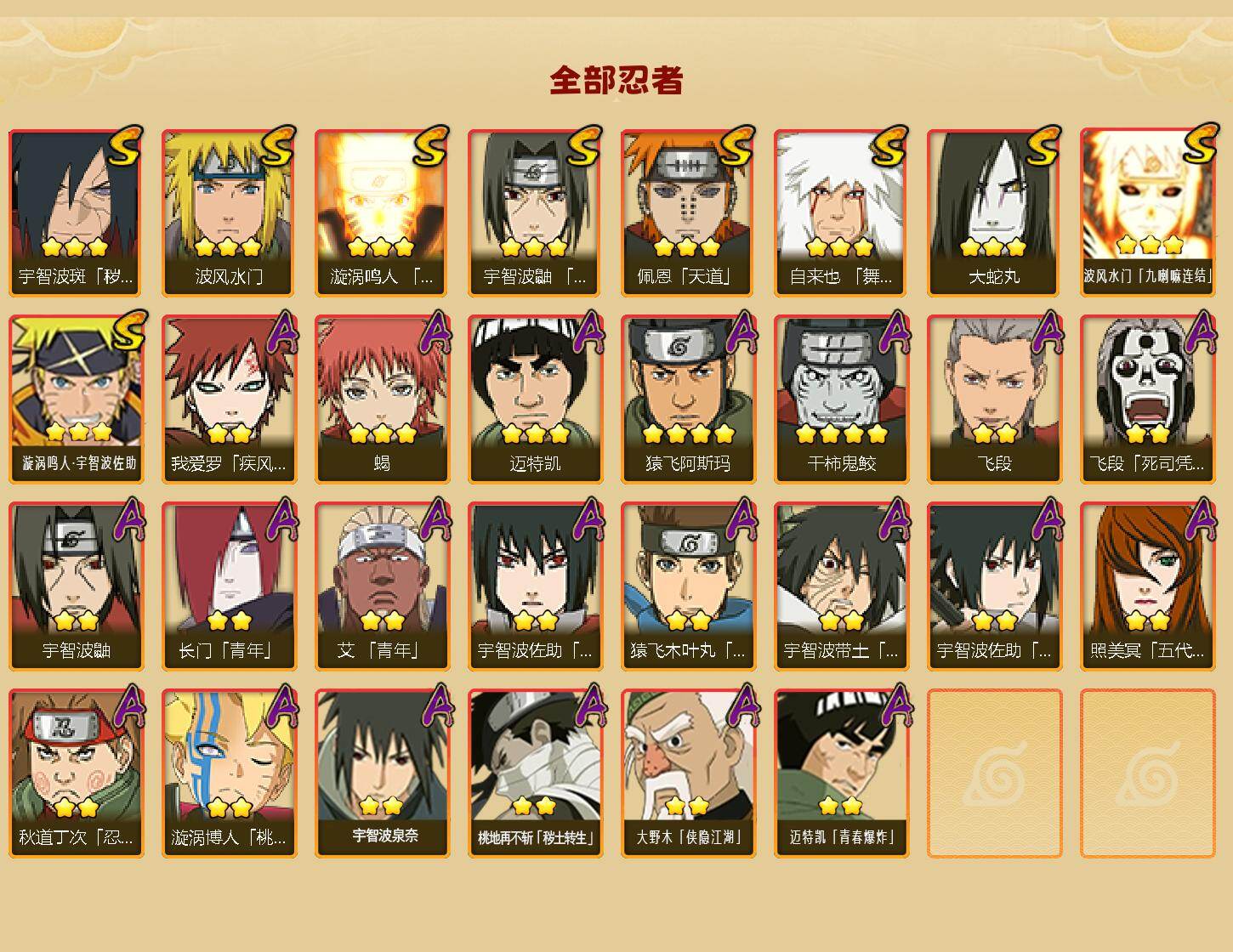 HYQM414724火影忍者账号详情图4