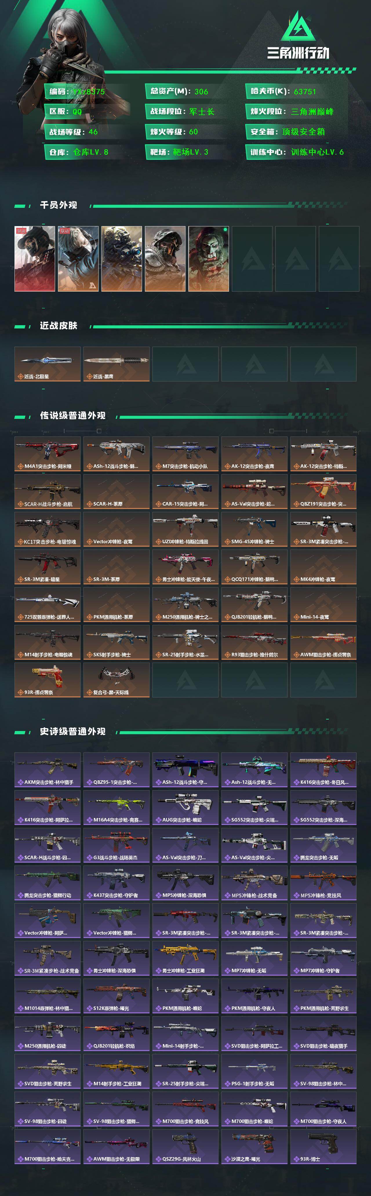 SJZCMW456140三角洲行动账号详情图2