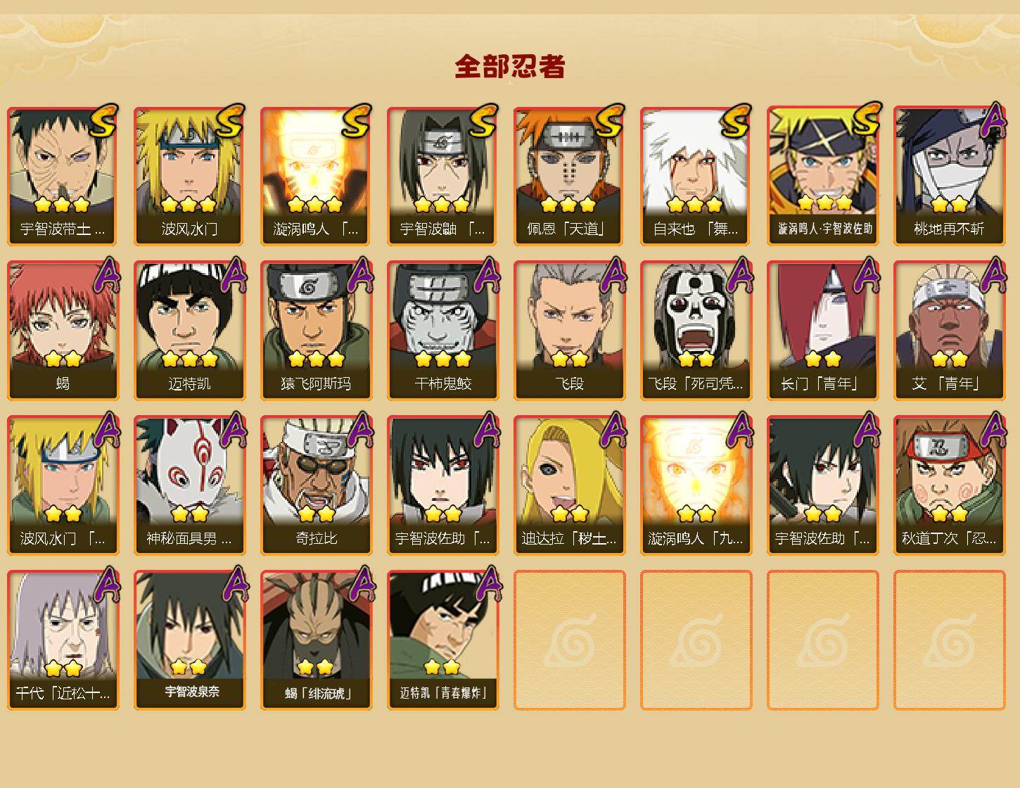 HYCMW419613火影忍者账号详情图2