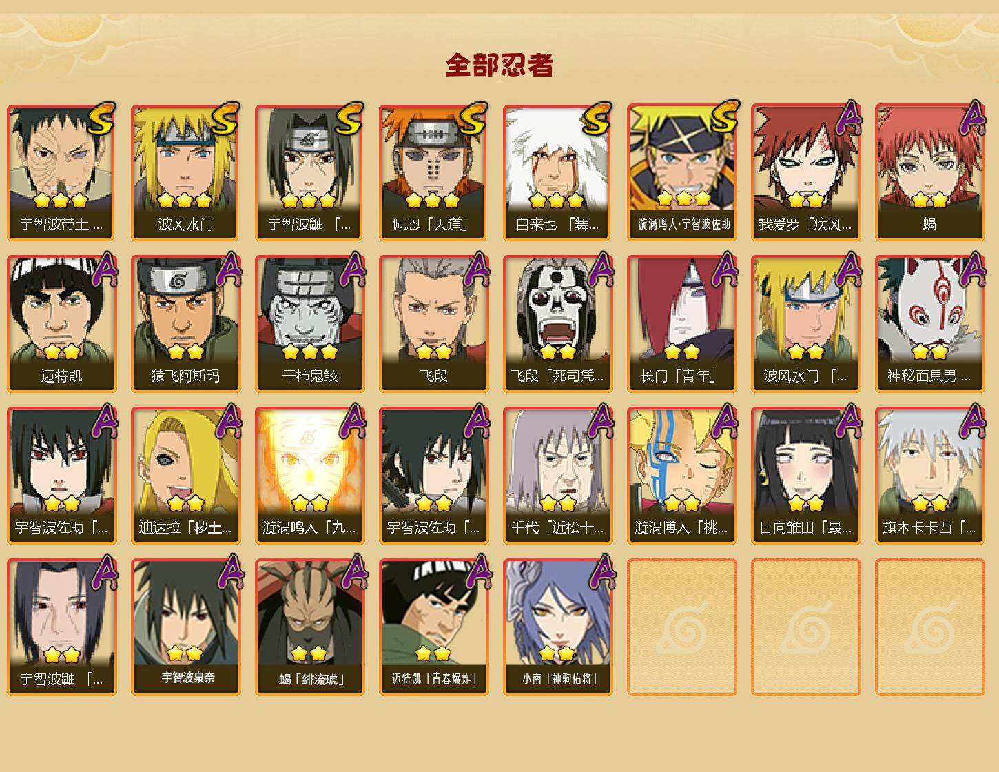 HYEY412714火影忍者账号详情图2