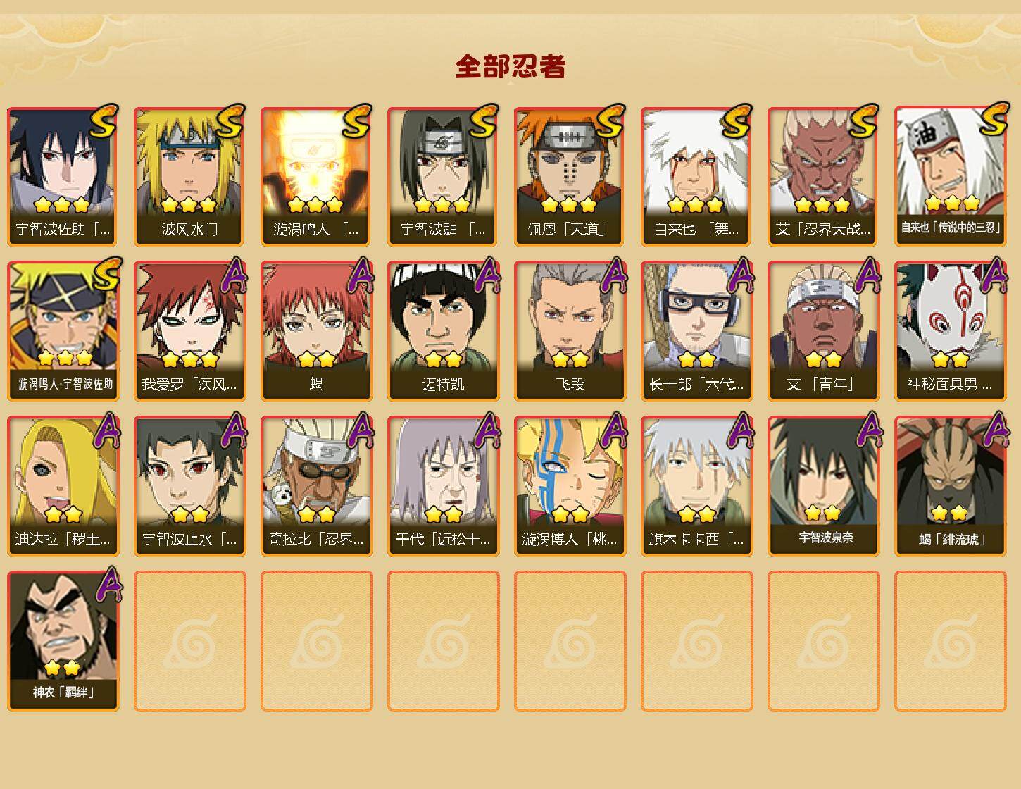 HYEY412715火影忍者账号详情图2