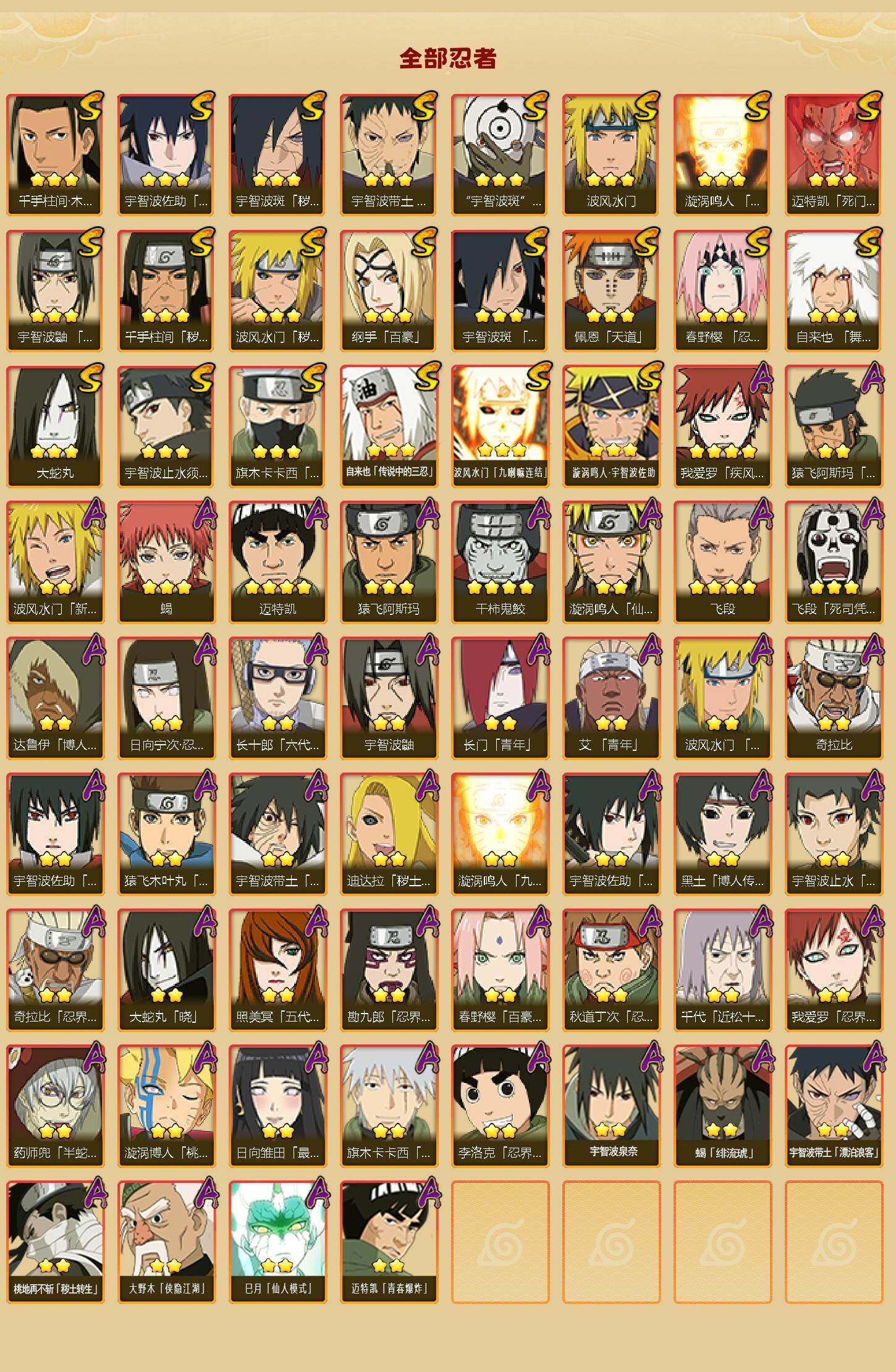 HYLX412706火影忍者账号详情图2 HYLX412706火影忍者账号详情图2