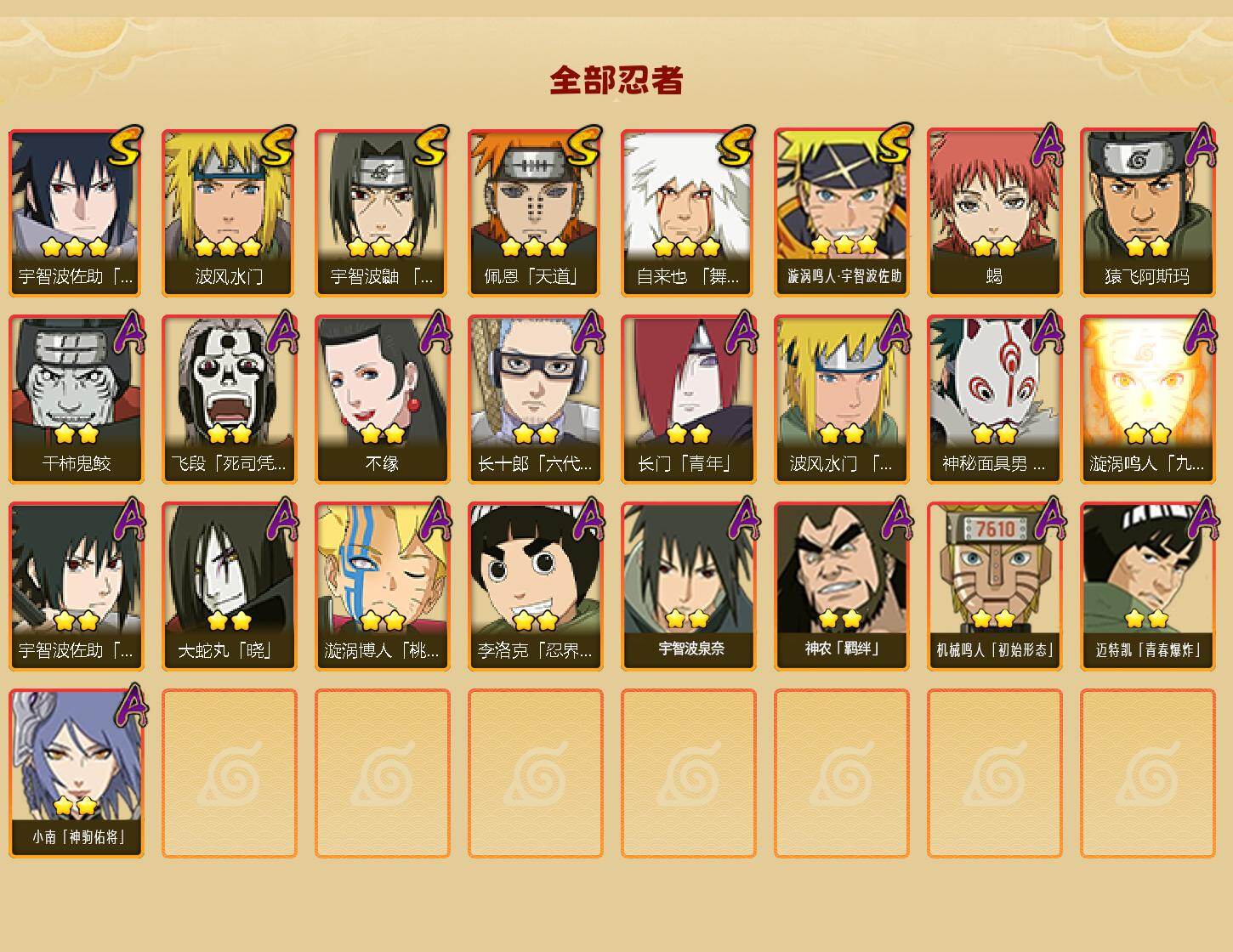 HYEY412857火影忍者账号详情图2