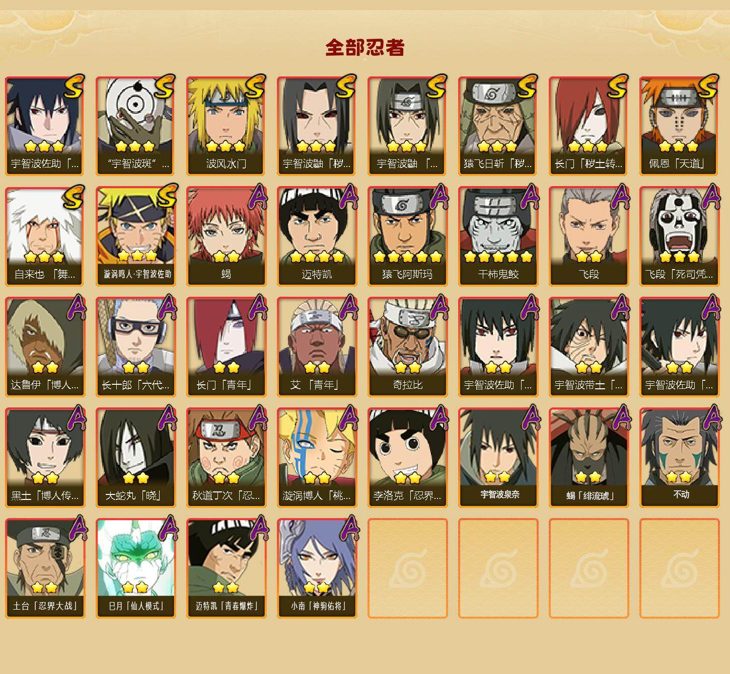 HYEY413122火影忍者账号详情图2