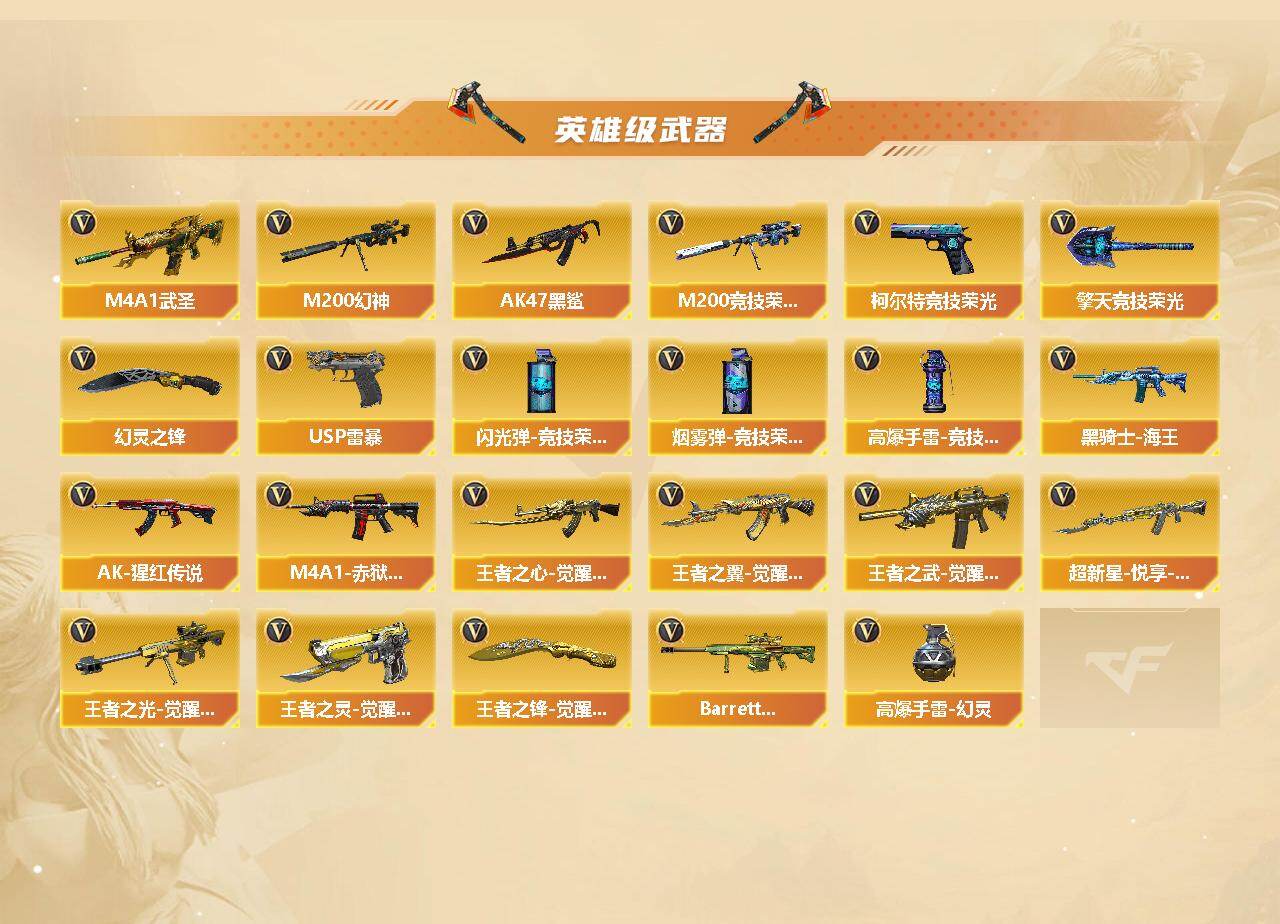 CFCMW444991穿越火线账号详情图3 CFCMW444991穿越火线账号详情图3