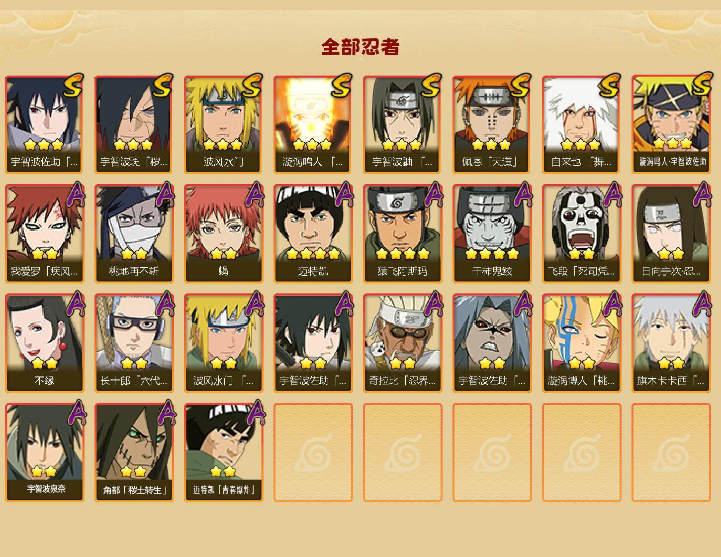 HYCMW413043火影忍者账号详情图2