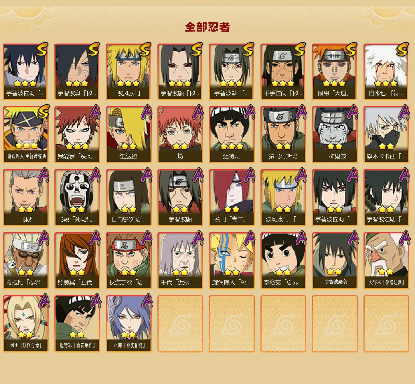 HYQM414703火影忍者账号详情图3