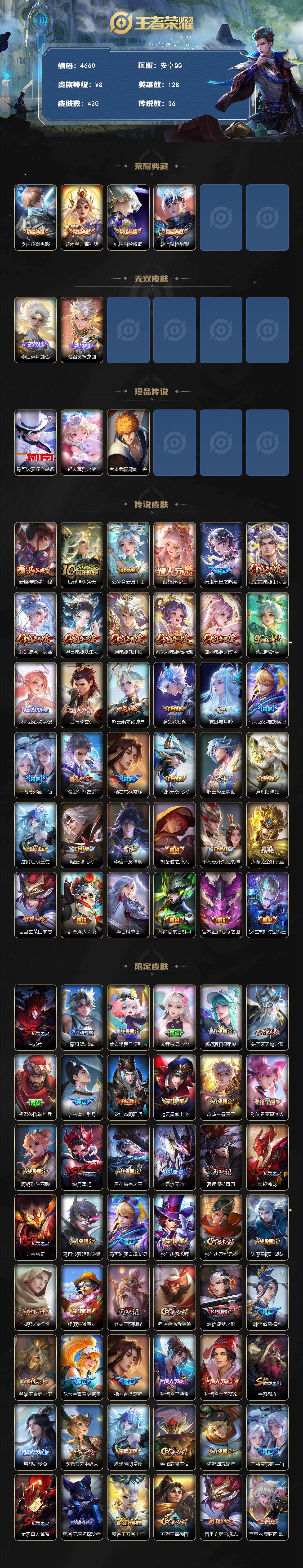 WZCMW4220269王者荣耀账号详情图2