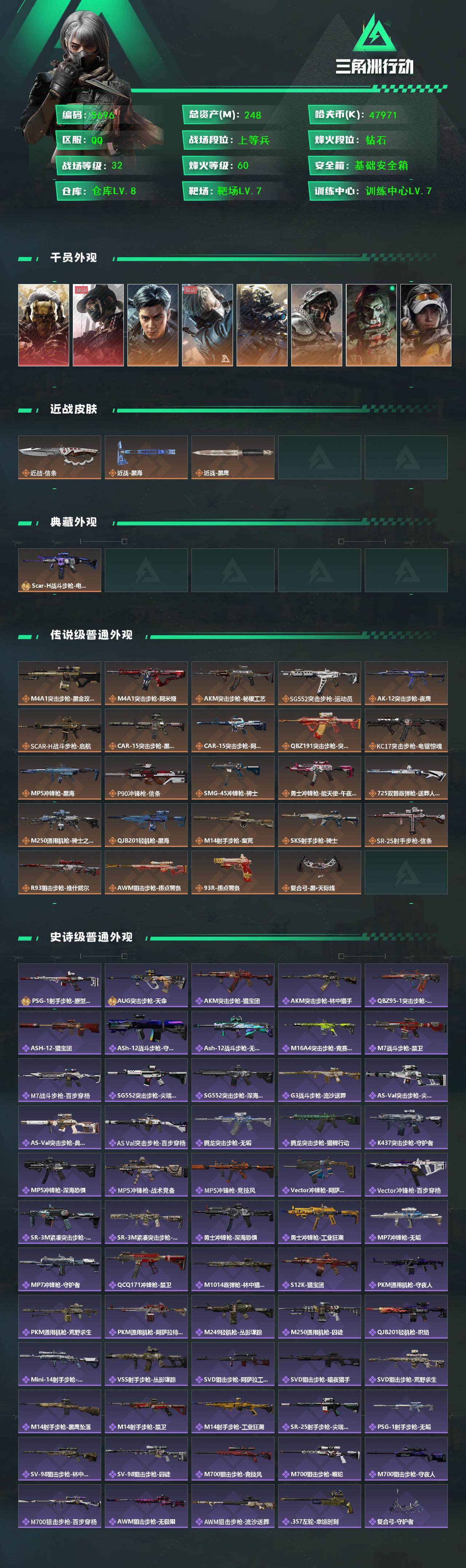 SJZCMW448495三角洲行动账号详情图2