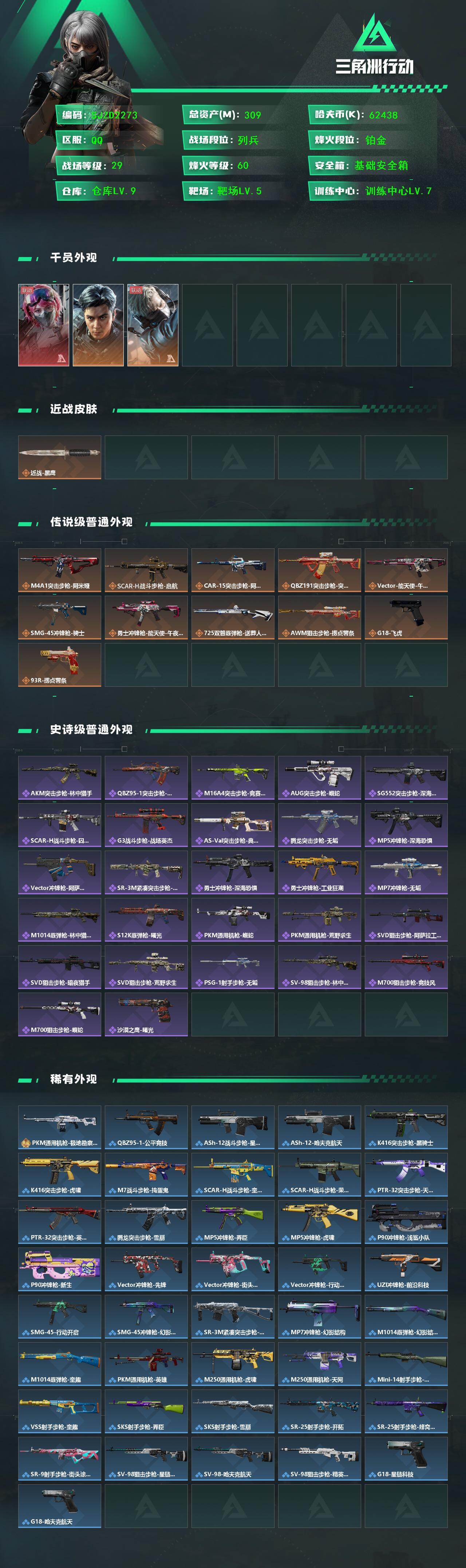 SJZEY448637三角洲行动账号详情图2