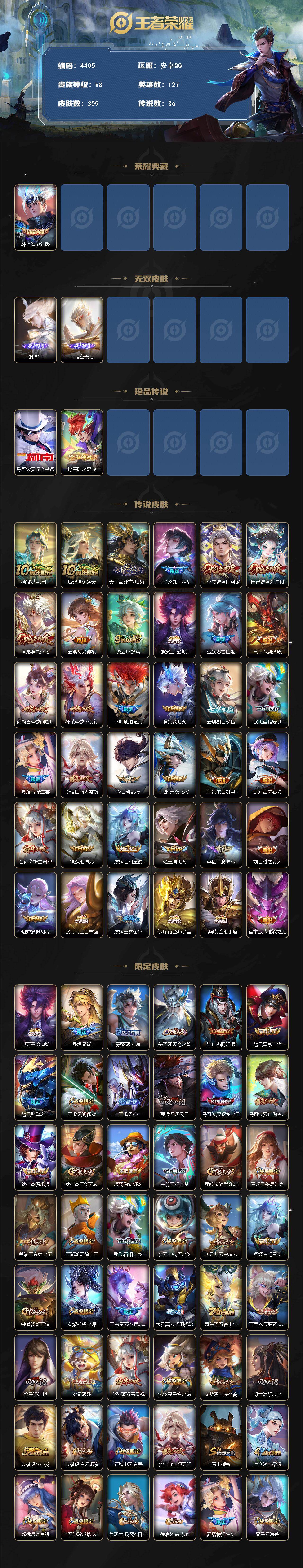 WZCMW4172889王者荣耀账号详情图2 WZCMW4172889王者荣耀账号详情图2