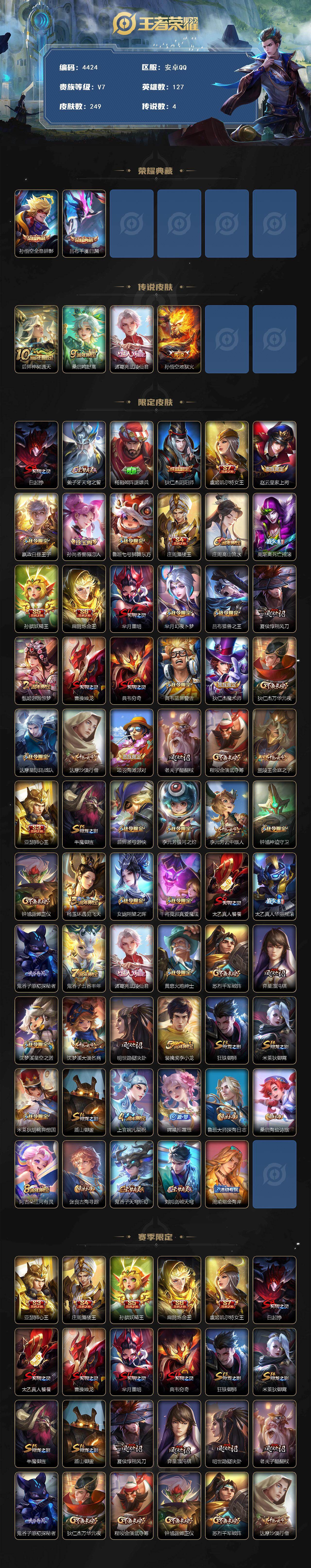 WZCMW4172921王者荣耀账号详情图2