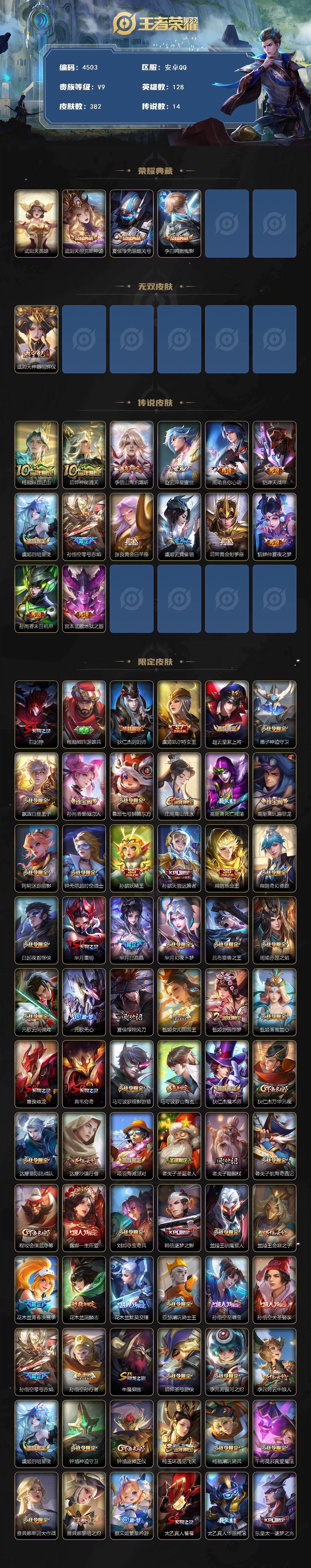 WZCMW4172962王者荣耀账号详情图2