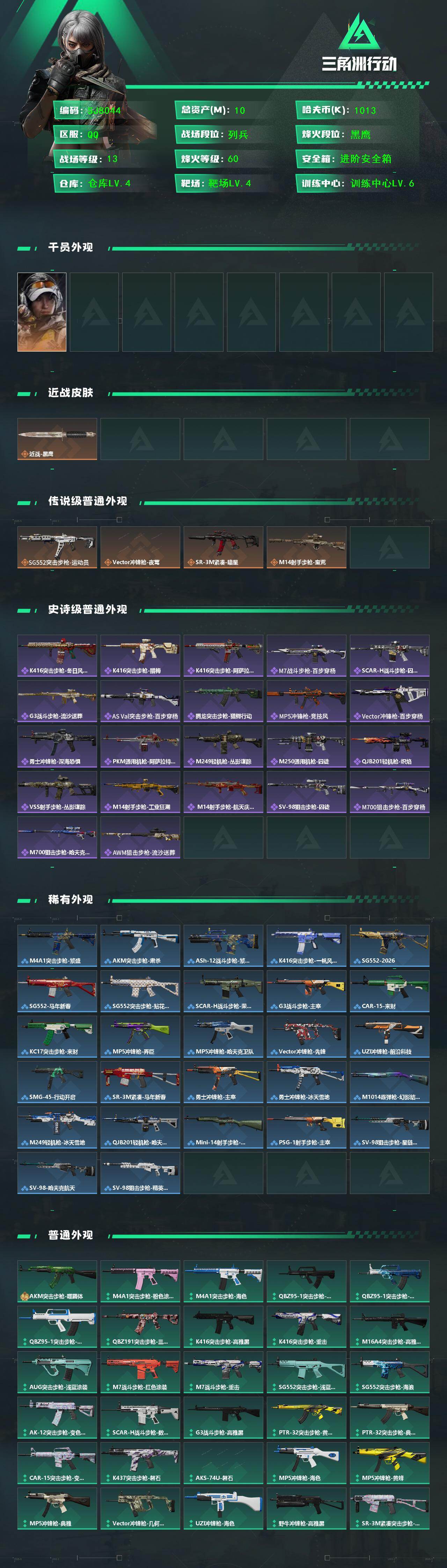 SJZEY449007三角洲行动账号详情图2