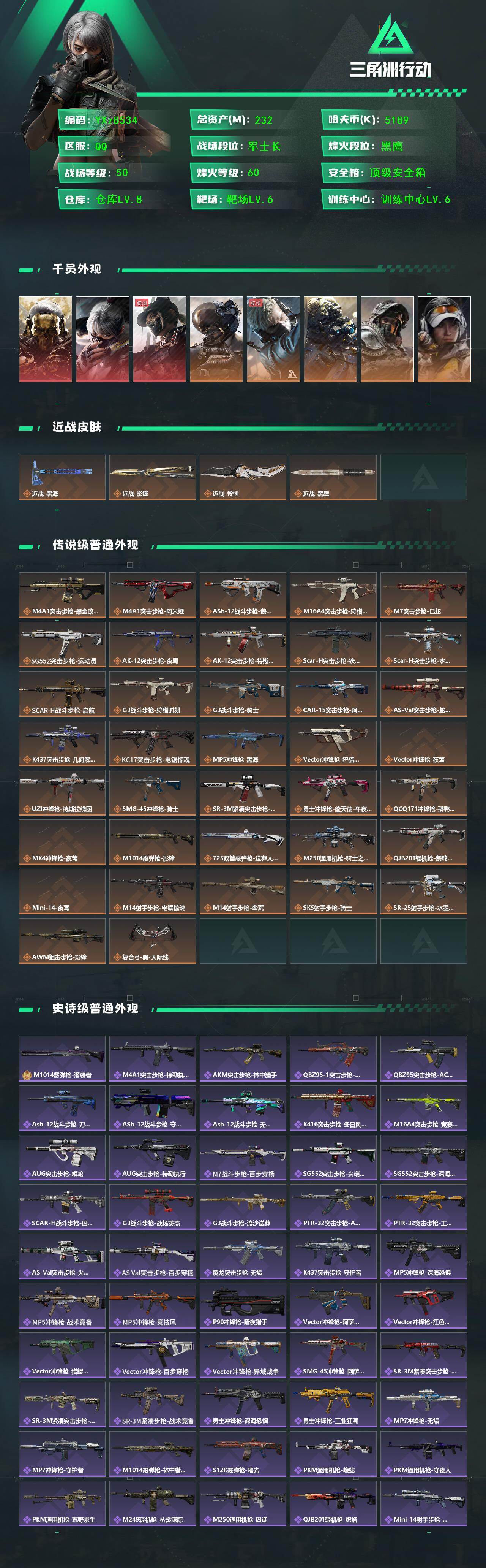 SJZCMW450147三角洲行动账号详情图2