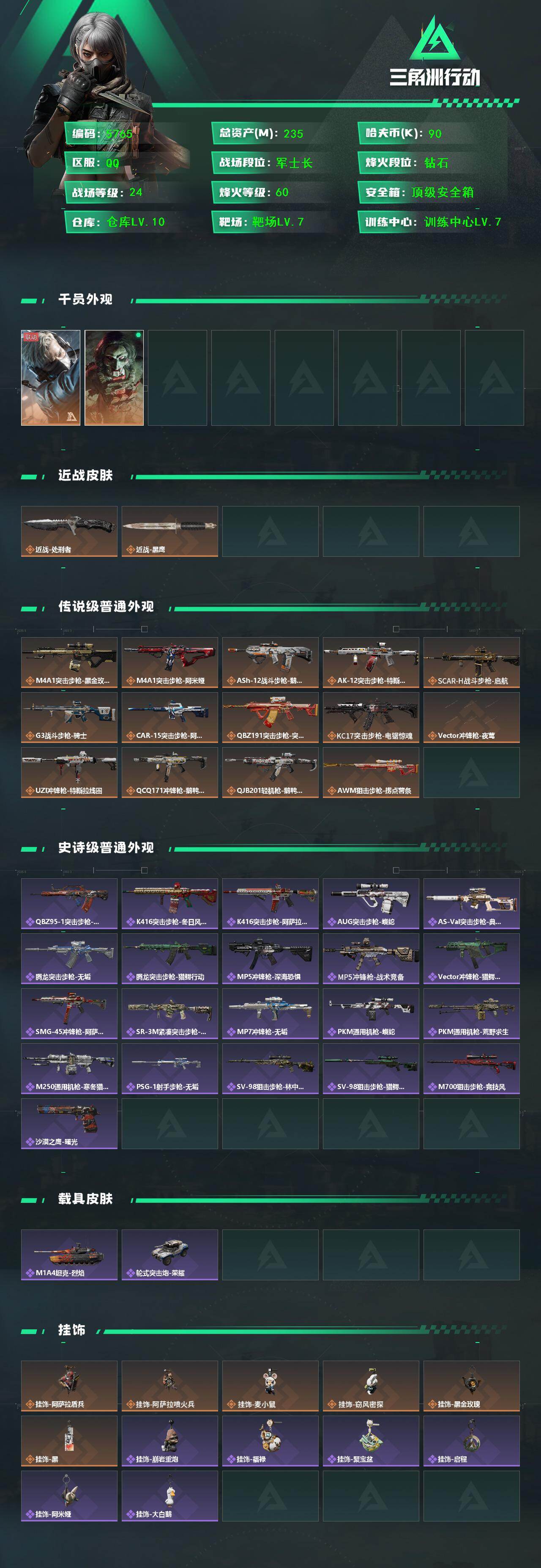 SJZCMW451935三角洲行动账号详情图2