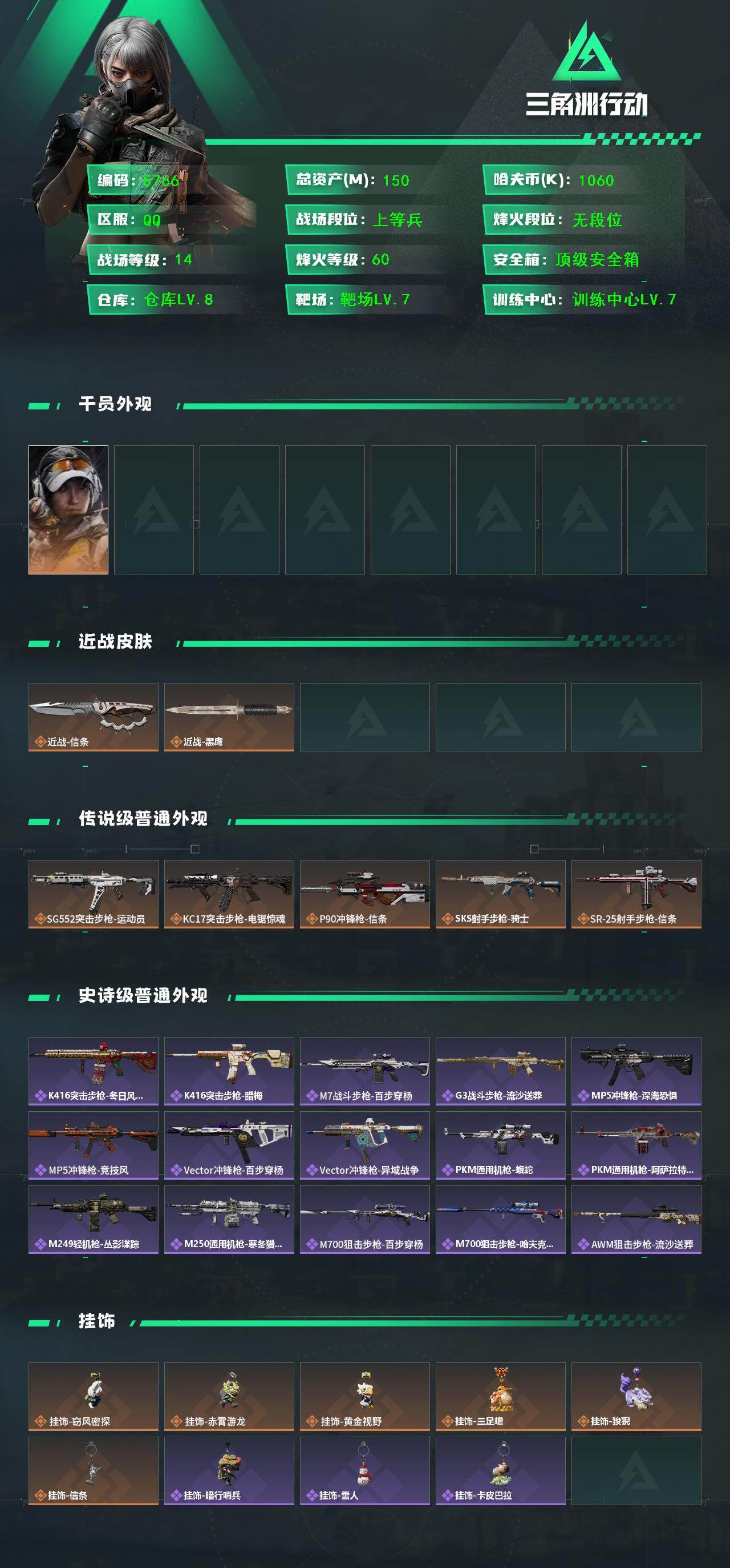 SJZCMW451936三角洲行动账号详情图2