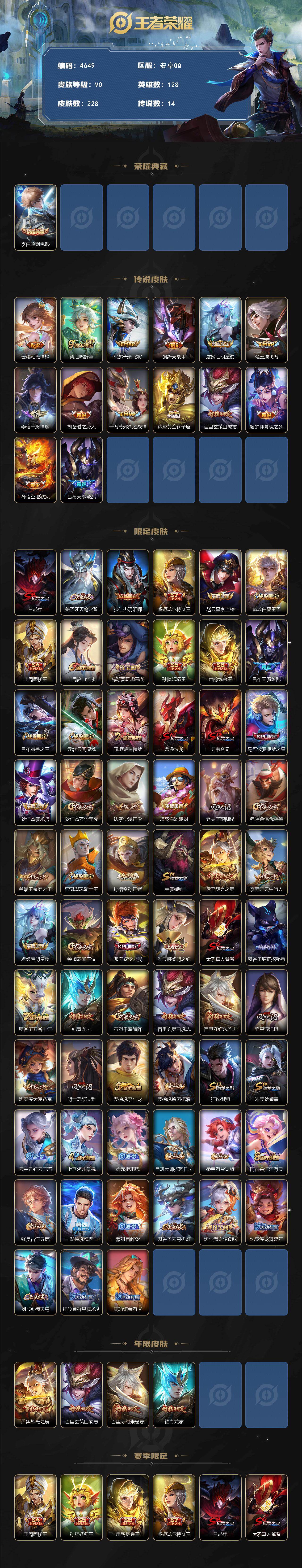 WZCMW4175123王者荣耀账号详情图2