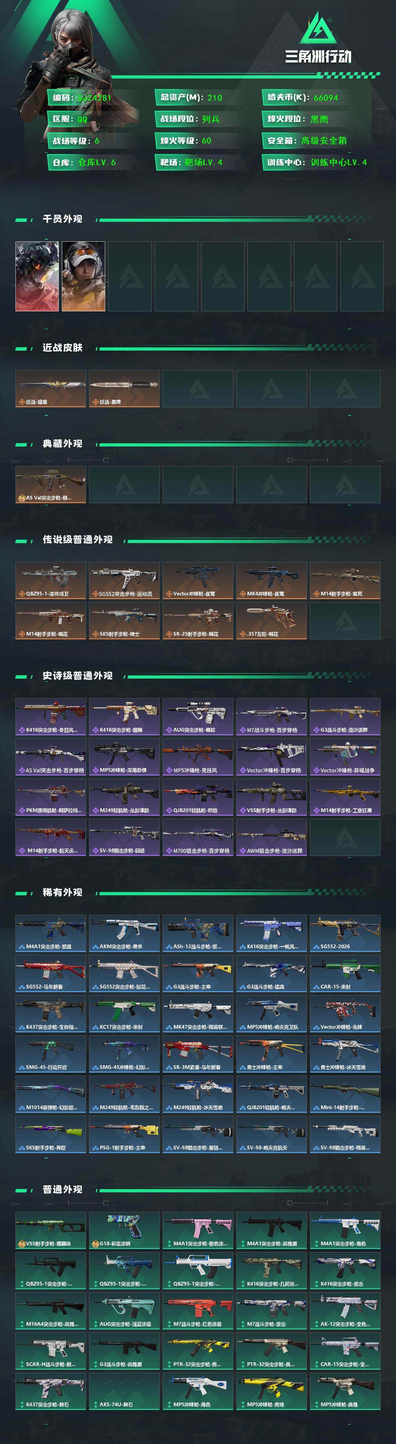 SJZEY449922三角洲行动账号详情图2