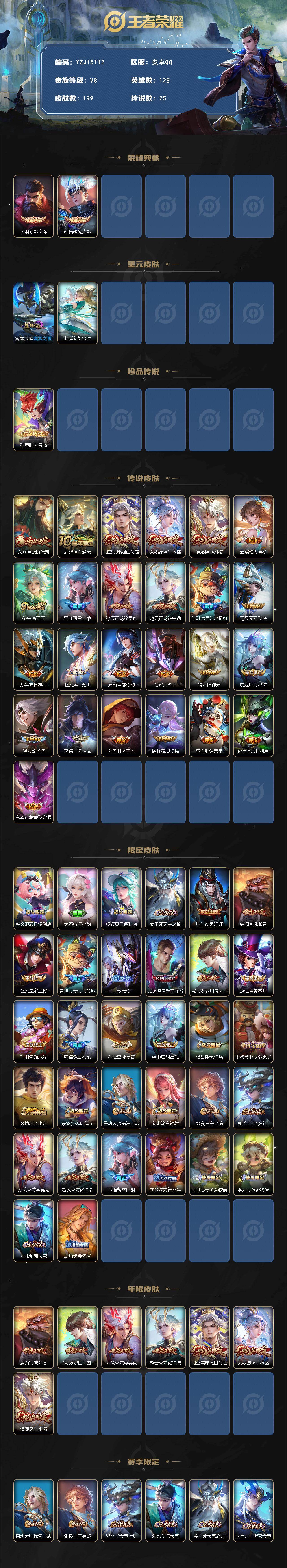 WZCMW4176302王者荣耀账号详情图2